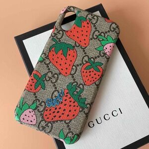 Gucci GG Supreme Strawberry iPhone X/XS Phone Case Authentic Limited Edition NEW